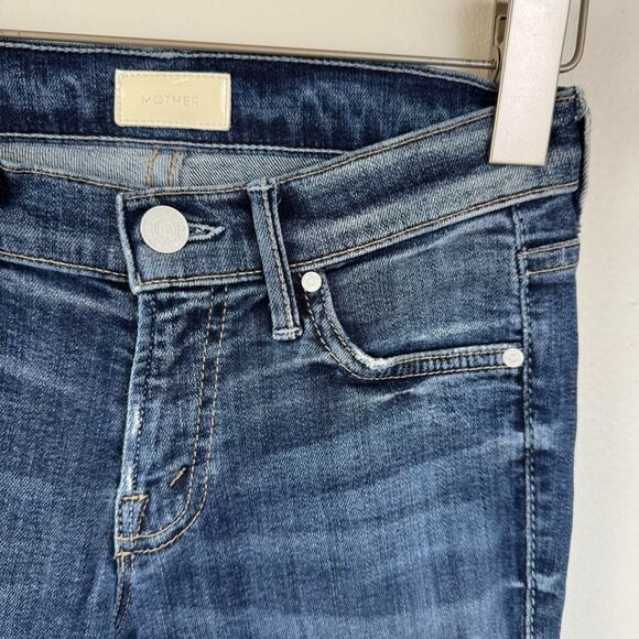MOTHER The Outsider in Heaven Texas 24 Bootcut Blue Jeans Narrow Flare - Picture 4 of 12